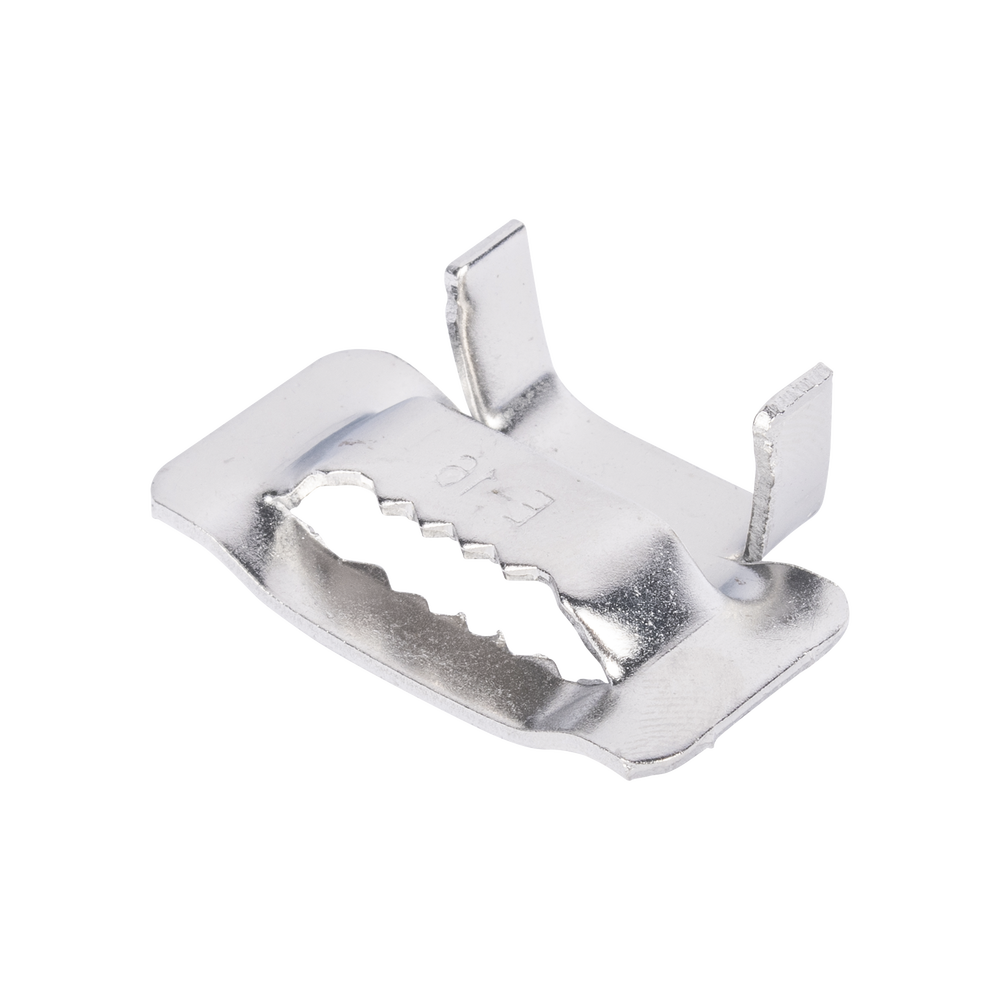 Hebillas PanSteel™ de Acero Inoxidable 201, Para Uso con Fleje ESW16T76-CR2 de 5/8, Paquete de 100pz - Imagen 3