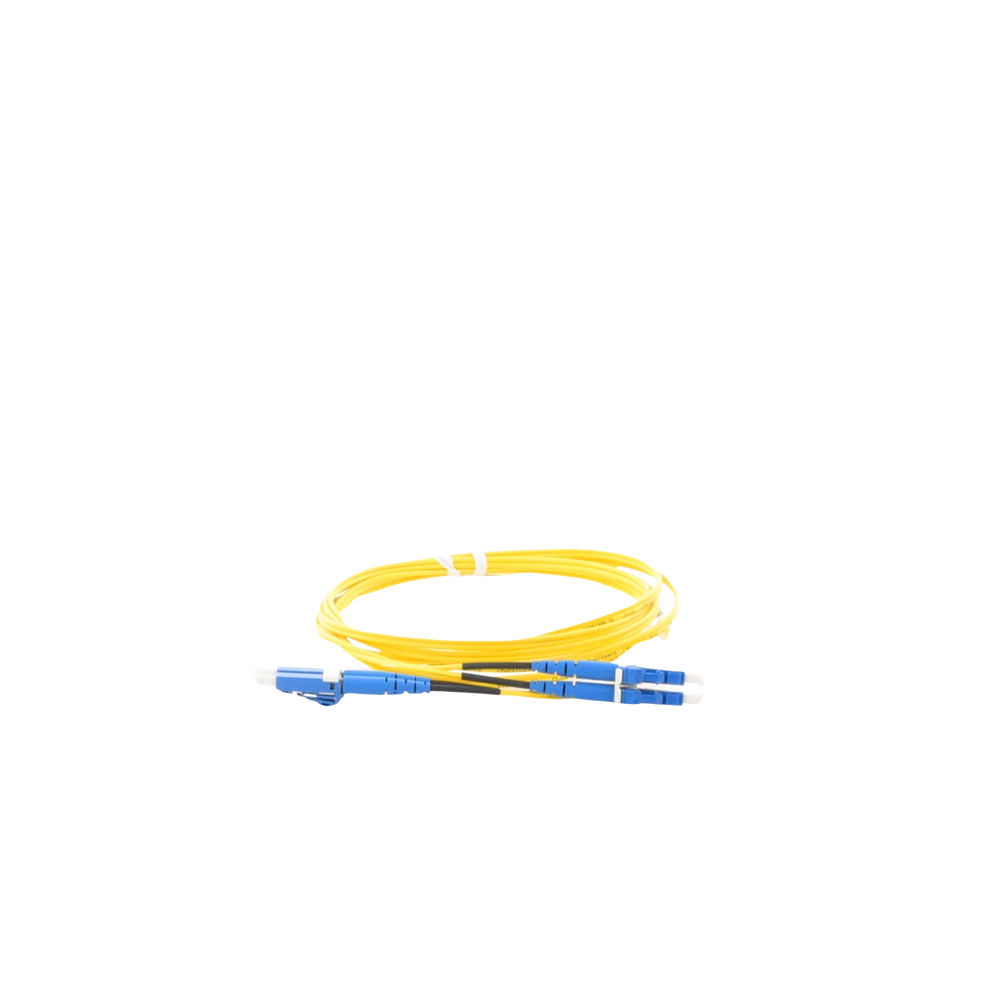 Jumper de Fibra Optica Monomodo 9/125 OS2, LC-LC Duplex, OFNR (Riser), Color Amarillo, 2 Metros (6.56 Pies) - Imagen 4