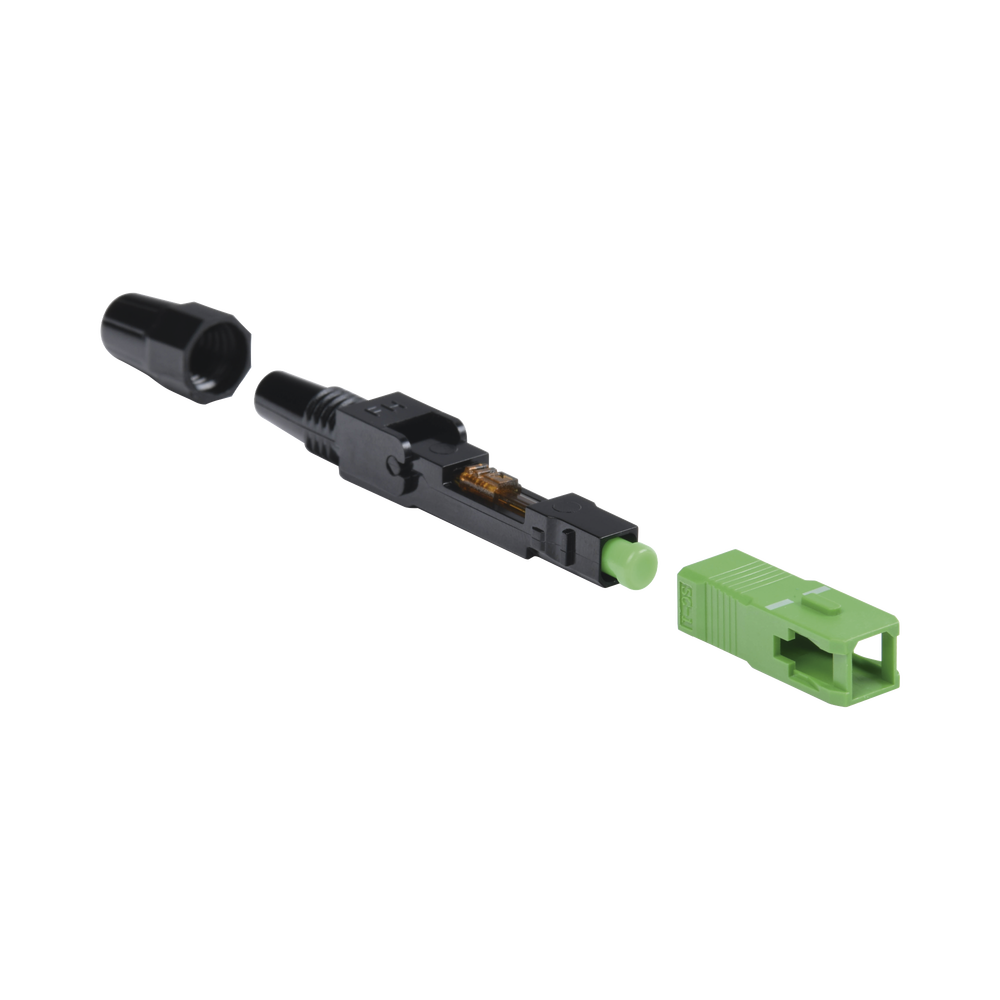 Conector Rápido de Instalación en Campo, Monomodo, SC/APC, Pre-Pulido, Re-Terminable, Ideal para Aplicaciones FTTx - Imagen 3