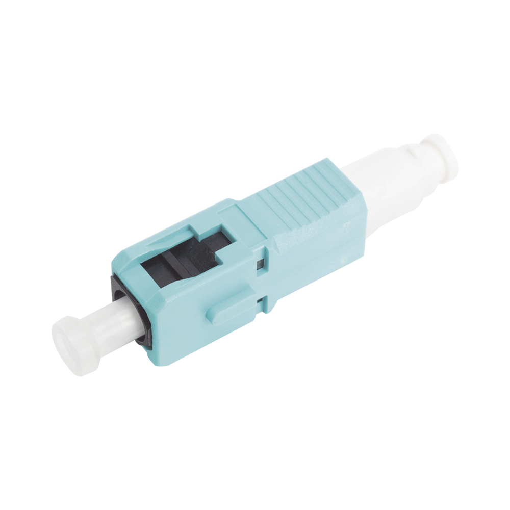Conector de Fibra Óptica Pre-Pulido LightBow SC Simplex, Multimodo 50/125 (OM3/OM4), Re-Terminable, Color Aqua - Imagen 5