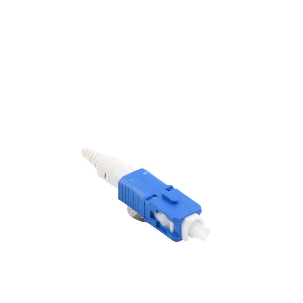 Conector de Fibra Óptica Pre-Pulido LightBow SC/UPC Simplex, Monomodo OS1/OS2, Re-Terminable, Color Azul - Imagen 3
