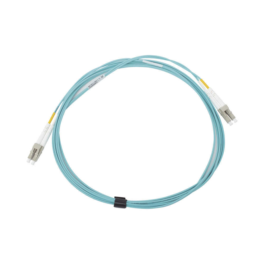 Jumper de Fibra Óptica Multimodo 50/125 XGLO OM3, LC-LC Duplex, OFNR, Color Aqua, 3 Metros (9.84 Pies) - Imagen 4