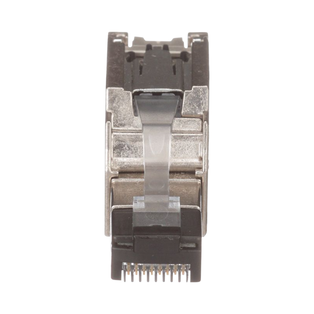 Plug RJ45 Blindado, Instalación Recta, Terminación en Campo Certificable, Compatible con Cat5e, Cat6 y Cat6A, Color Plata - Imagen 3