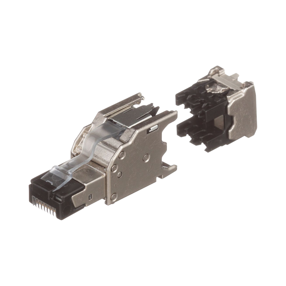 Plug RJ45 Blindado, Instalación Recta, Terminación en Campo Certificable, Compatible con Cat5e, Cat6 y Cat6A, Color Plata - Imagen 4