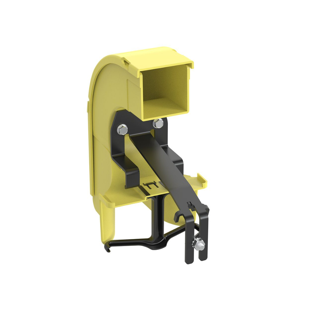 Bajada Para Canaleta FiberRunner™, Uso con Medidas 4x4, 6X4, 12X4, o 24X12, Con Reducción a 2X2, Color Amarillo - Imagen 4