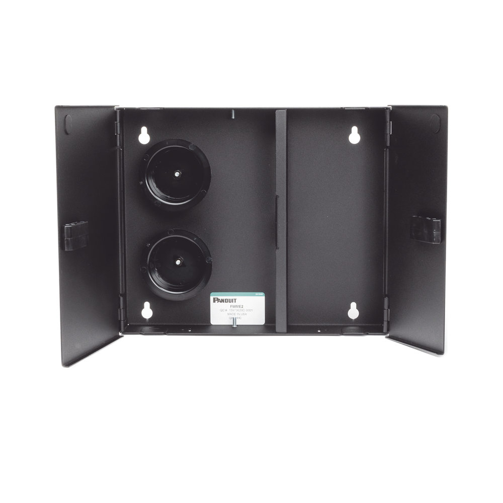 Caja de Conexión de Fibra Óptica, Para Montaje en Pared, Acepta 2 Placas FAP o FMP, Hasta 48 Fibras, Color Negro - Imagen 4