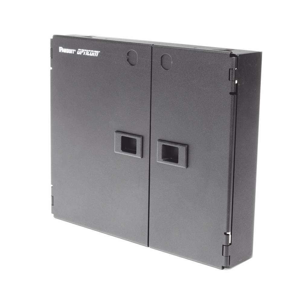 Caja de Conexión de Fibra Óptica, Para Montaje en Pared, Acepta 2 Placas FAP o FMP, Hasta 48 Fibras, Color Negro - Imagen 6