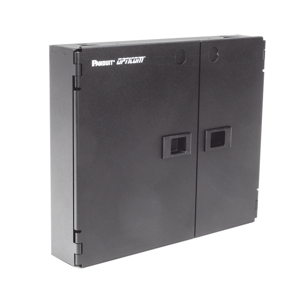 Caja de Conexión de Fibra Óptica, Para Montaje en Pared, Acepta 2 Placas FAP o FMP, Hasta 48 Fibras, Color Negro - Imagen 7