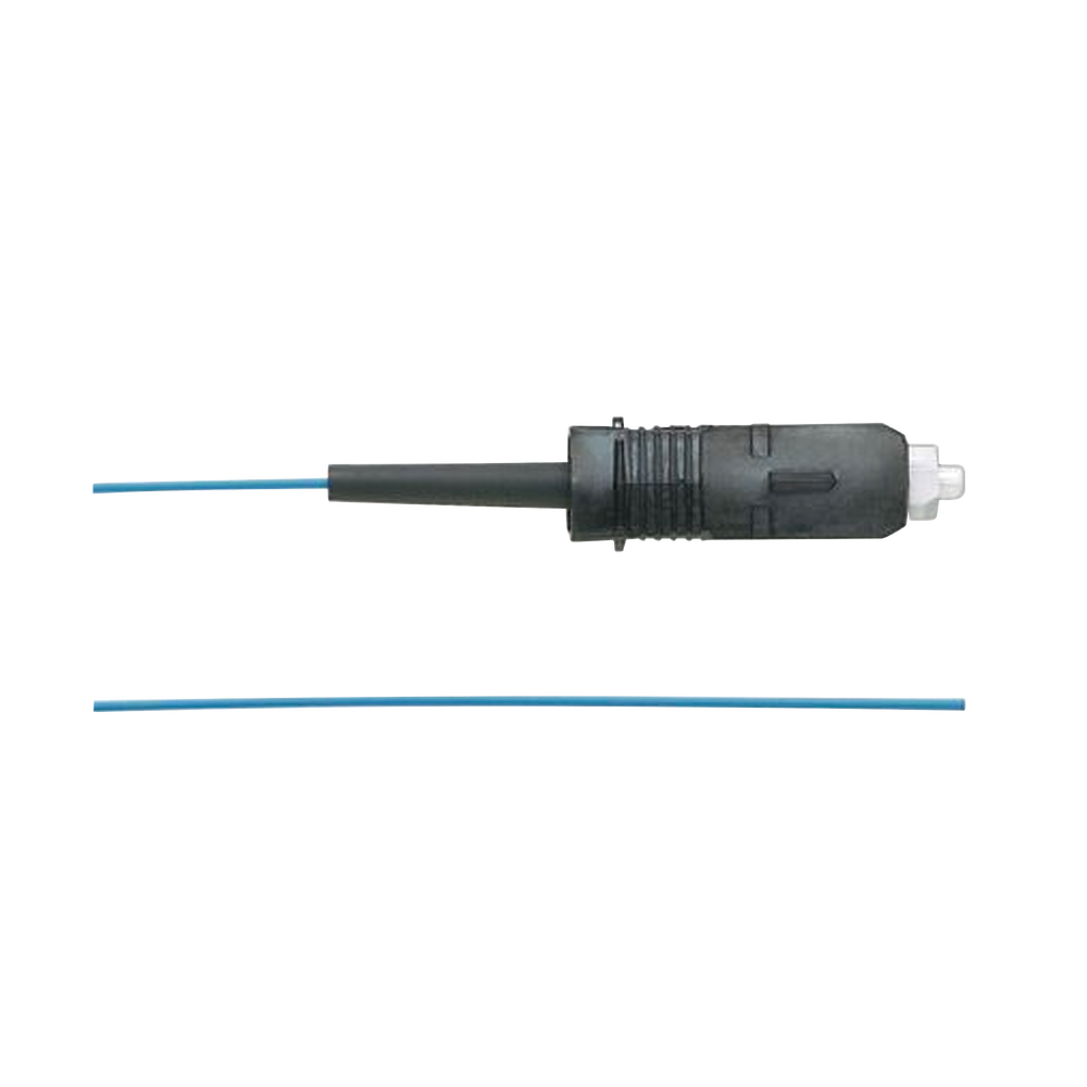 Pigtail de Fibra Óptica SC Simplex, Multimodo OM4 50/125, 900um, Color Aqua, 1 Metro (3.28 Pies)