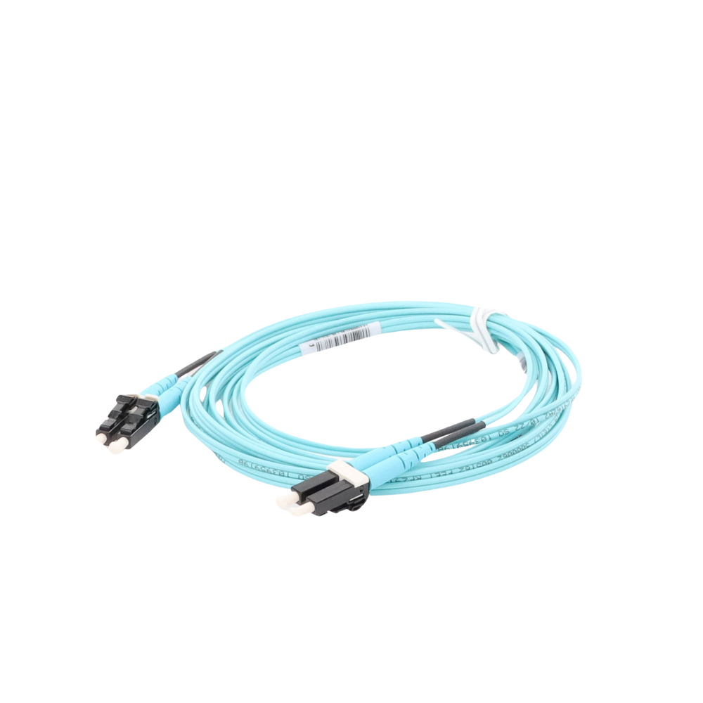 Jumper de Fibra Optica Multimodo 50/125 OM4, LC-LC Duplex, OFNR (Riser), Color Aqua, 3 Metros (9.84 Pies) - Imagen 4