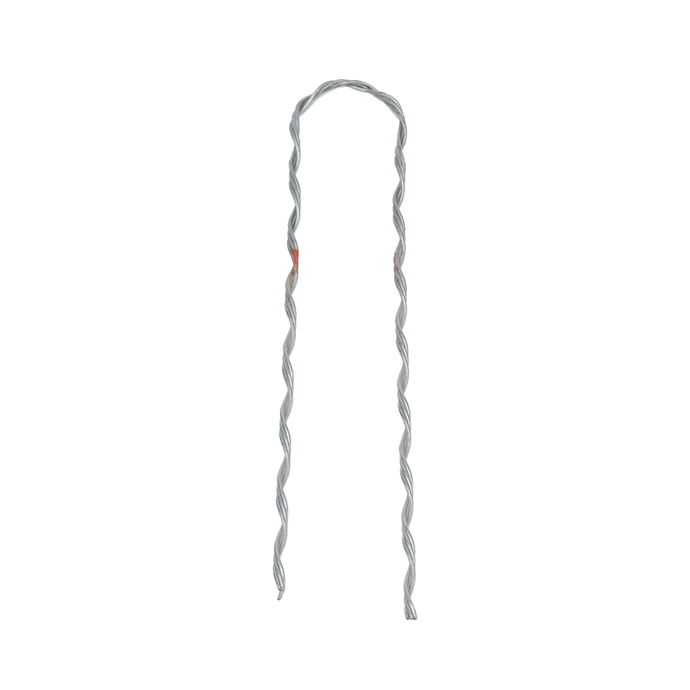 Remate Preformado para Fibra Óptica Figura 8, Span 100 m, para mensajero de acero con diámetro &Phi; 3.6  mm