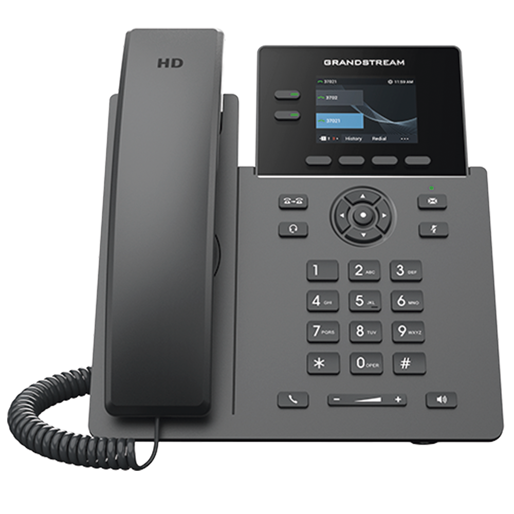 TELÉFONO IP POE GRADO OPERADOR DE 2 LÍNEAS / PANTALLA LCD TFT 2.4 PULGADAS COLOR / 8 BOTONES VIRTUALES MULTIUSO / SEGURIDAD CARRIER-GRADE / COMPATIBLE CON GDMS / AUDIO HD / CONFERENCIAS DE AUDIO 5 VÍAS - Imagen 4