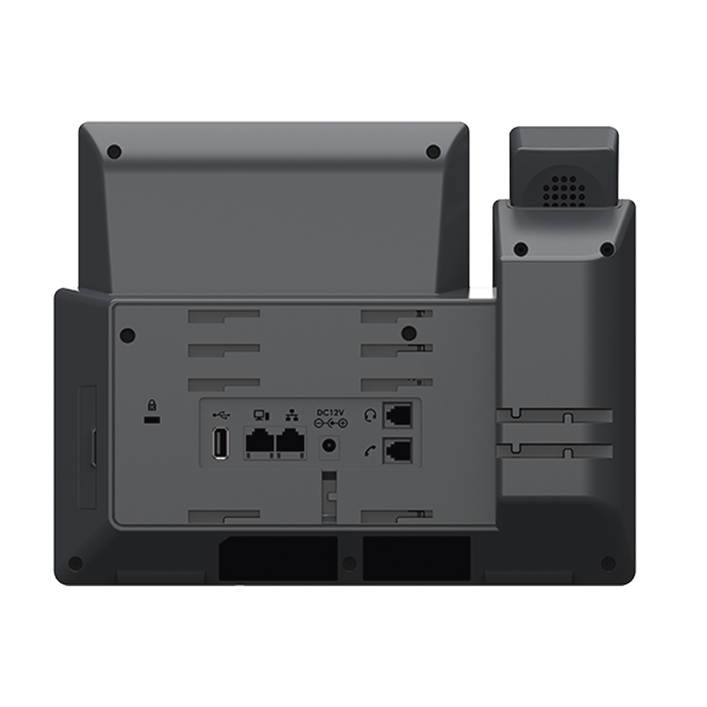 Teléfono IP Wi-Fi, Grado Operador, 14 líneas SIP con 6 cuentas, pantalla LCD 5", puertos Gigabit, Bluetooth, PoE, codec Opus, IPV4/IPV6 con gestión en la nube GDMS - Imagen 3