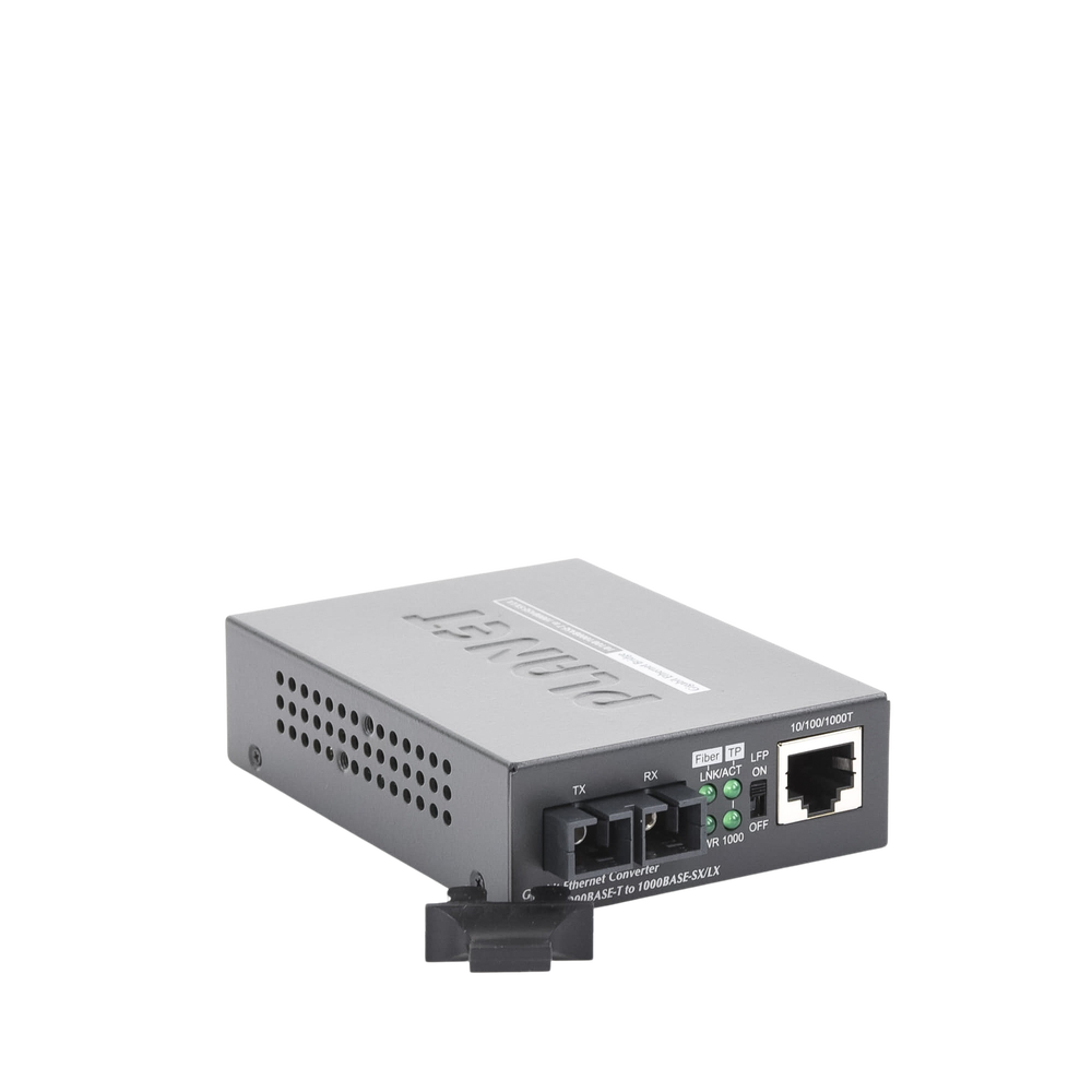 Convertidor de Medios 1000 Mbps UTP/Fibra Óptica Mono-Modo Hasta 20 Km, Conector SC - Imagen 3