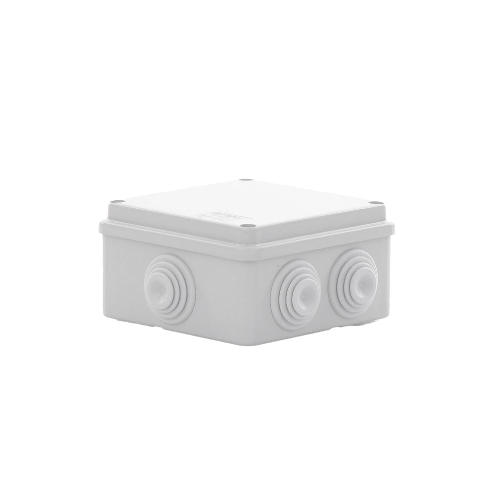 Caja Estanca de PVC Para Derivación y Conexión, 6 Entradas, Tapa Atornillada,100x100x50 mm (Área Interna), Uso Exterior IP55, Material que no Propaga el Fuego y Libre de Hálogenos - Imagen 4