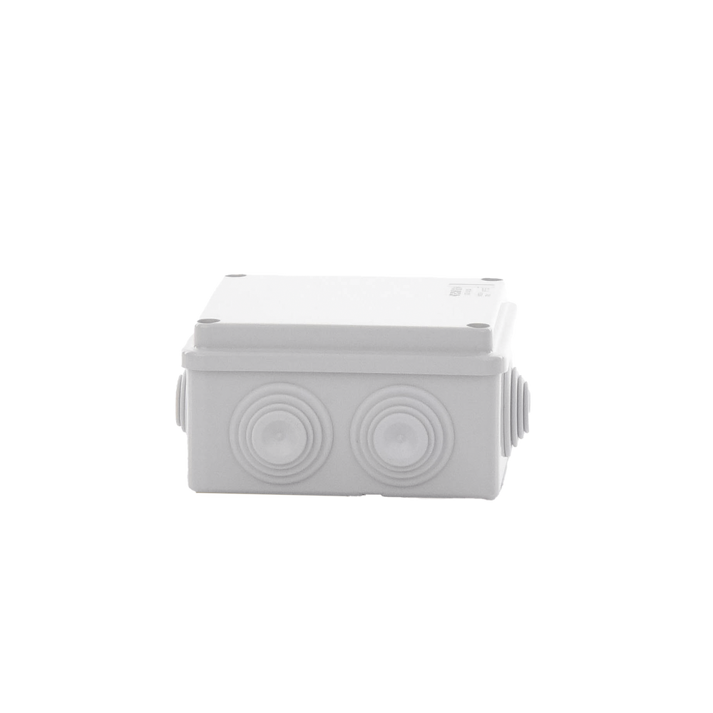 Caja Estanca de PVC Para Derivación y Conexión, 6 Entradas, Tapa Atornillada,100x100x50 mm (Área Interna), Uso Exterior IP55, Material que no Propaga el Fuego y Libre de Hálogenos - Imagen 6