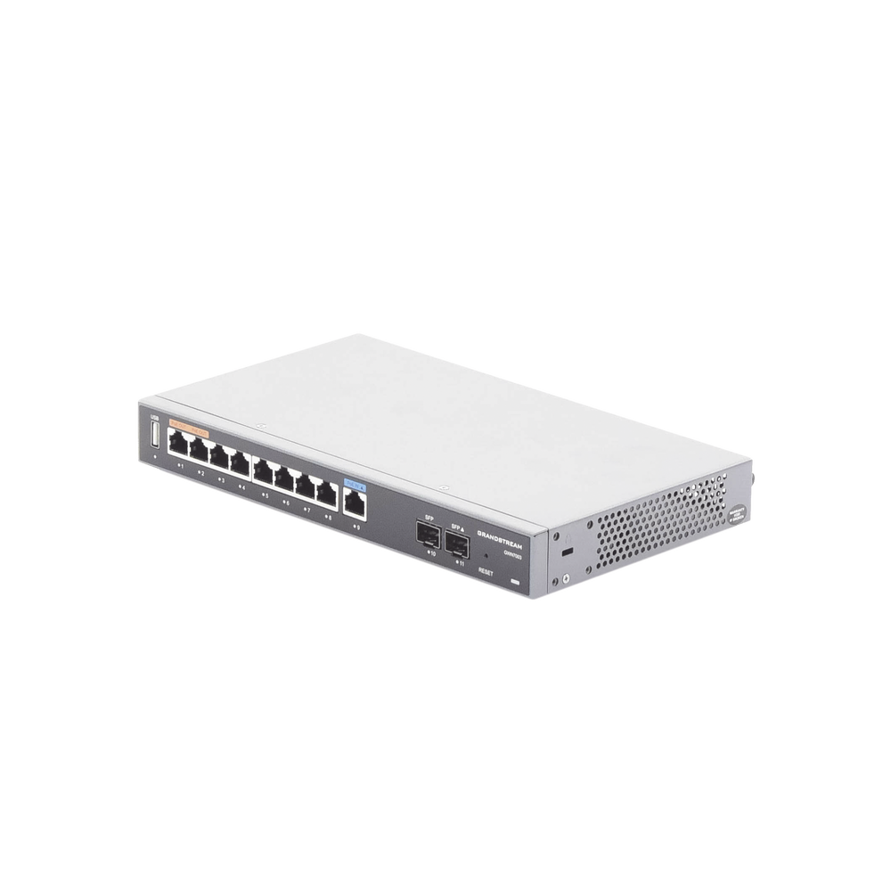 Router Gigabit VPN / Balanceador de cargas / 60,000 sesiones NAT / 9 puertos 10/100/1000 Mbps + 2 puertos SFP (WAN/LAN) / 1 puerto entrada PoE(af/at) / 2 puertos salida PoE (af/at) / Compatible con GWN Cloud. - Imagen 5