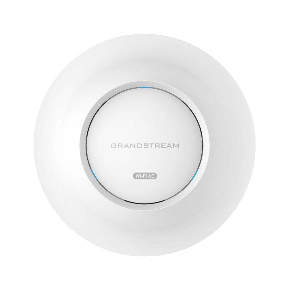Punto de acceso Wi-Fi 6E tribanda GWN 802.11ax, con administración desde la nube gratuita o stand-alone.