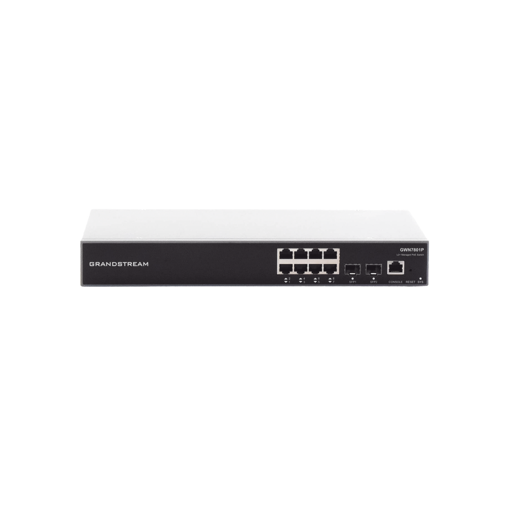 Switch PoE+ Gigabit Administrable / 8 puertos 10/100/1000 Mbps + 2 Puertos SFP Uplink / Hasta 120W / Compatible con GWN Cloud. - Imagen 3
