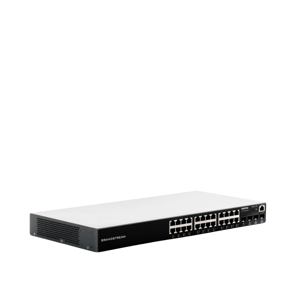 Switch Gigabit Administrable / 24 puertos 10/100/1000 Mbps + 4 Puertos SFP Uplink / Compatible con GWN Cloud. - Imagen 3