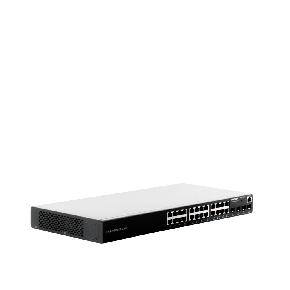 Switch PoE+ Administrable / 24 Puertos 10/100/1000 Mbps + 4 SFP / 360W PoE Total / Switching 56 Gbps / Cloud GWN Sin Costo / Montable en Rack - Imagen 4