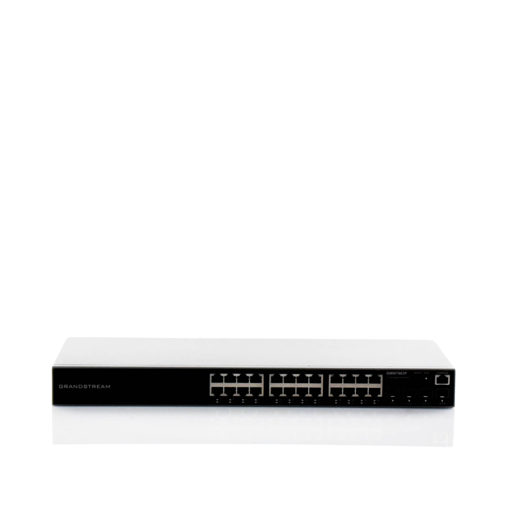 Switch PoE+ Administrable / 24 Puertos 10/100/1000 Mbps + 4 SFP / 360W PoE Total / Switching 56 Gbps / Cloud GWN Sin Costo / Montable en Rack - Imagen 5