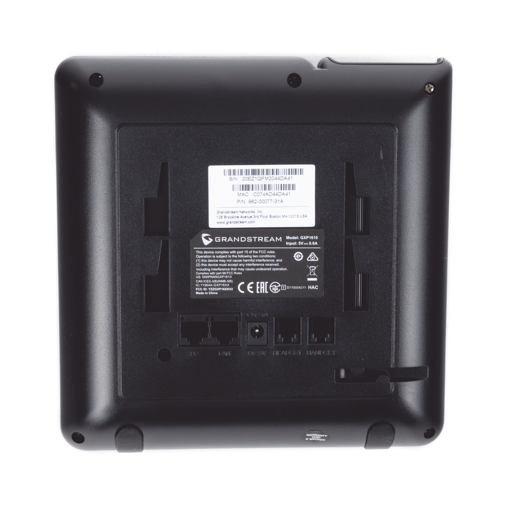 Teléfono IP SMB de 1 Línea, 1 Cuenta SIP con 3 teclas de función programables y conferencia de 3 vías. 5Vcc - Imagen 4