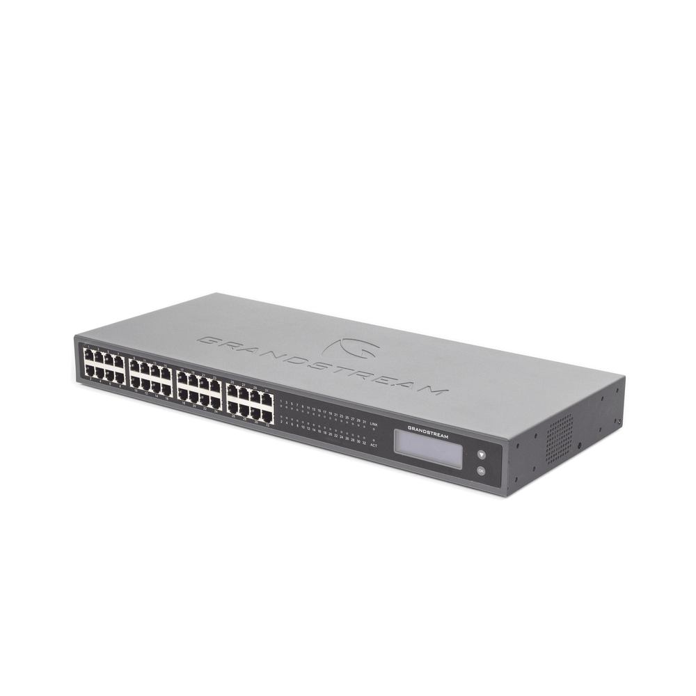 Adaptador VoIP GrandStream de 32 FXS 2 puertos telco 50 pins p/montaje en rack - Imagen 3