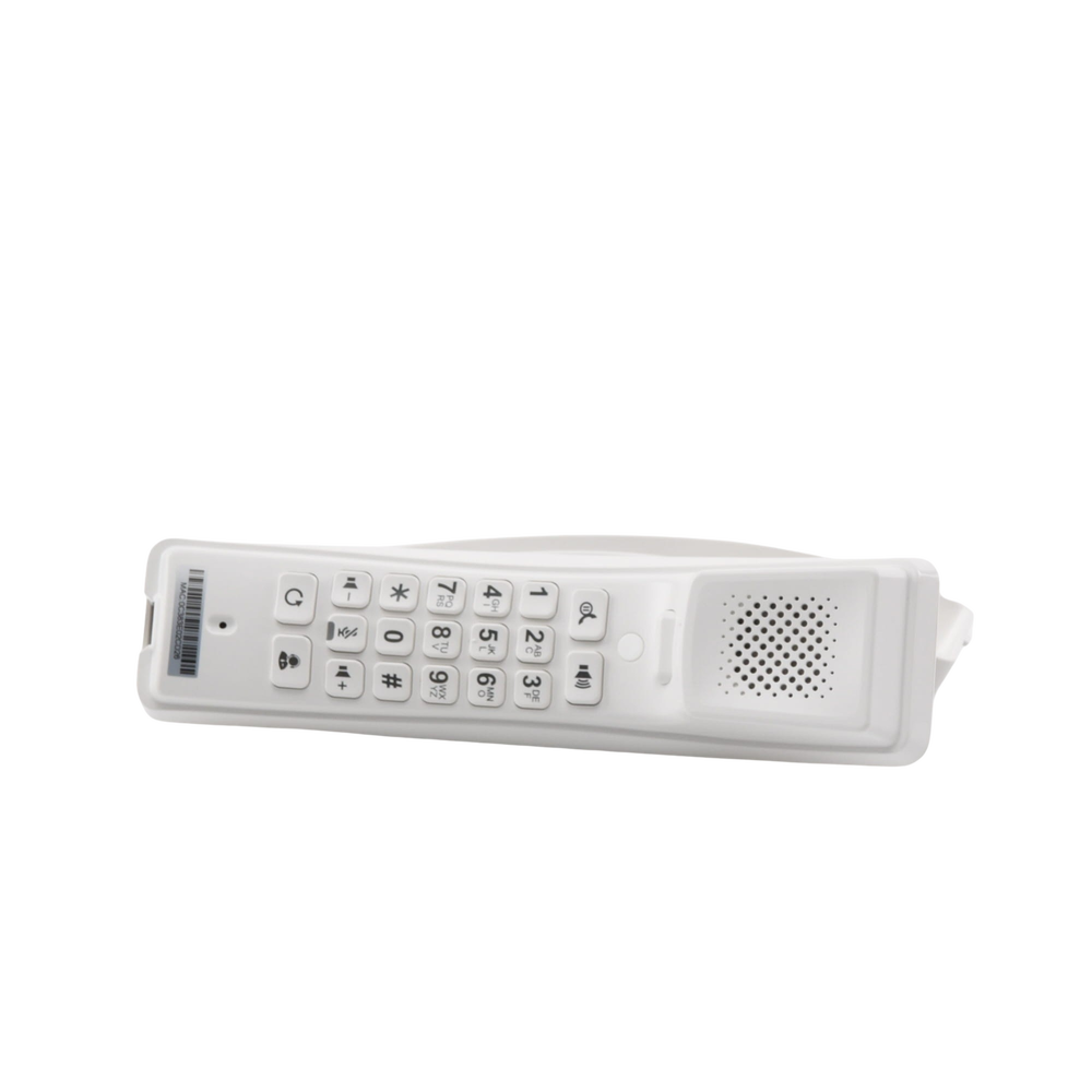 Teléfono IP profesional para Hotelería, montaje en pared, teclado numérico estándar, conferencia de 3 vías, Opus y PoE. - Imagen 4