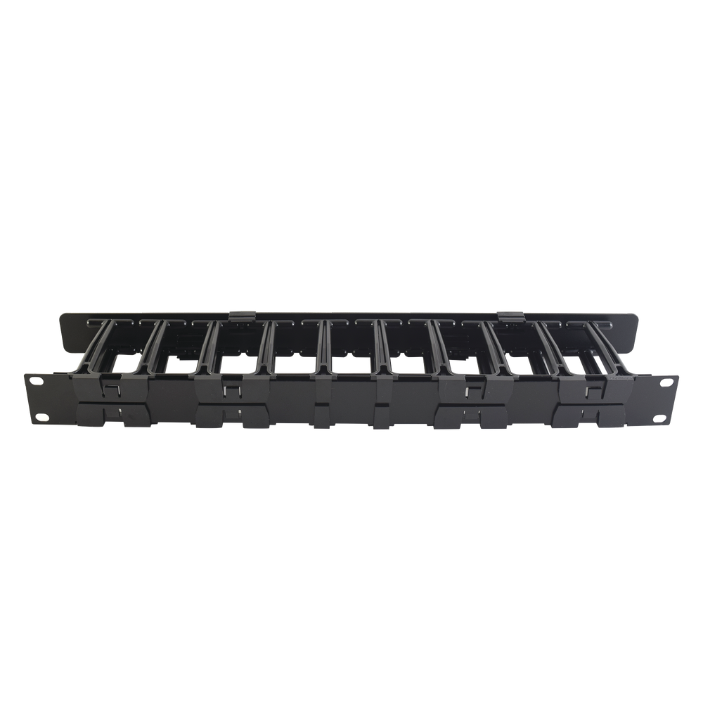 Organizador de Cable Horizontal RouteIT, Sencillo, Para Rack de 19in, 4in de profundidad, 1UR - Imagen 3