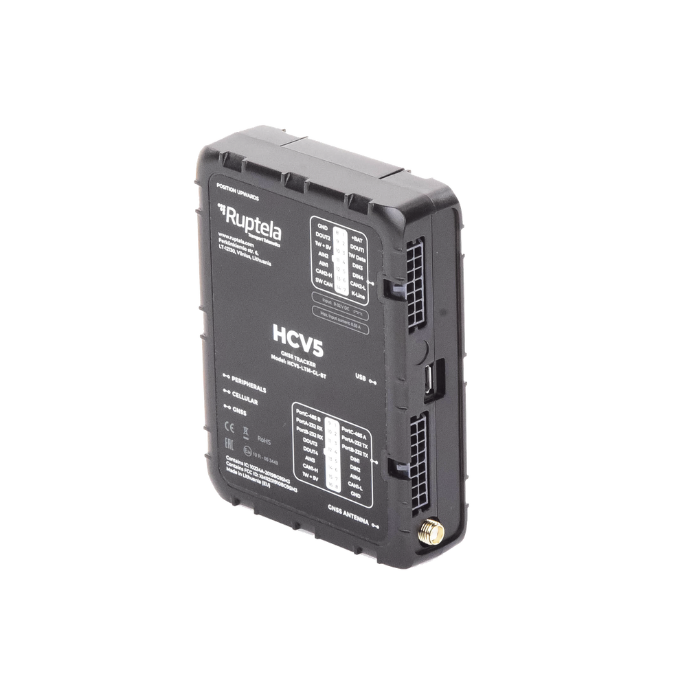 Localizador 4G LTE Obtenga información de la computadora del vehiculo lectura CAN, OBD y LCV / Sensores Bluetooth / Vehiculos ligeros / Vehiculos pesados / RS485 / RS232 / Análogico / RFID - Imagen 3