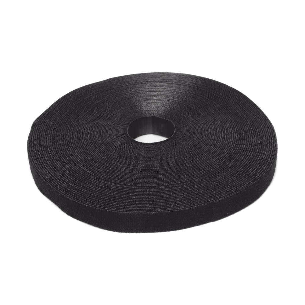Rollo de Cinta de Contacto, de 75 Pies (22.9m) de Largo, 19.1 mm de Ancho, Color Negro - Imagen 4