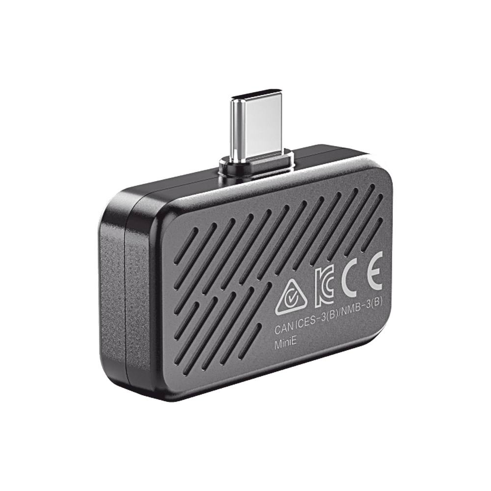 MiniE - Cámara Termográfica para Smartphone / Resolución IR 96 x 96 (9,216 píxeles) / SuperIR / Rango de -20°C a 400°C / Precisión ±2°C o ±2% / Compatible iOS y Android / Paleta Personalizable - Imagen 4