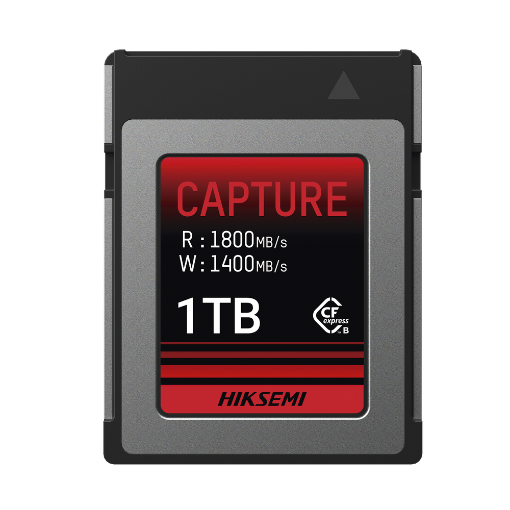 Memoria CFexpress Tipo B / 1 TB / 1800 MB/s Lectura / 1600 MB/s Escritura / Video 8K / PCIe Gen 3×2