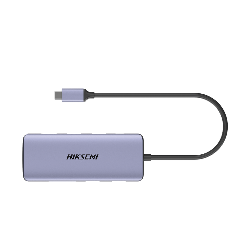 Hub USB-C 8 en 1 / HDMI 4K / 3x USB 3.0 + 1x USB 2.0 / SD + Micro SD / PD 100W / Aleación de Aluminio