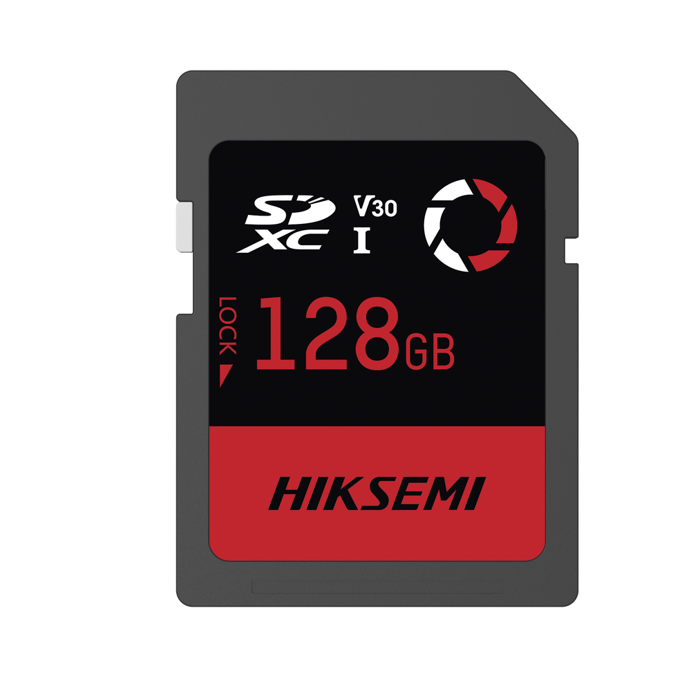 Memoria SD / 128 GB / 180 MB/s Lectura / 150 MB/s Escritura / V30 U3 / Para Drones y Cámaras de Acción / HIKSEMI CAPTURE E30