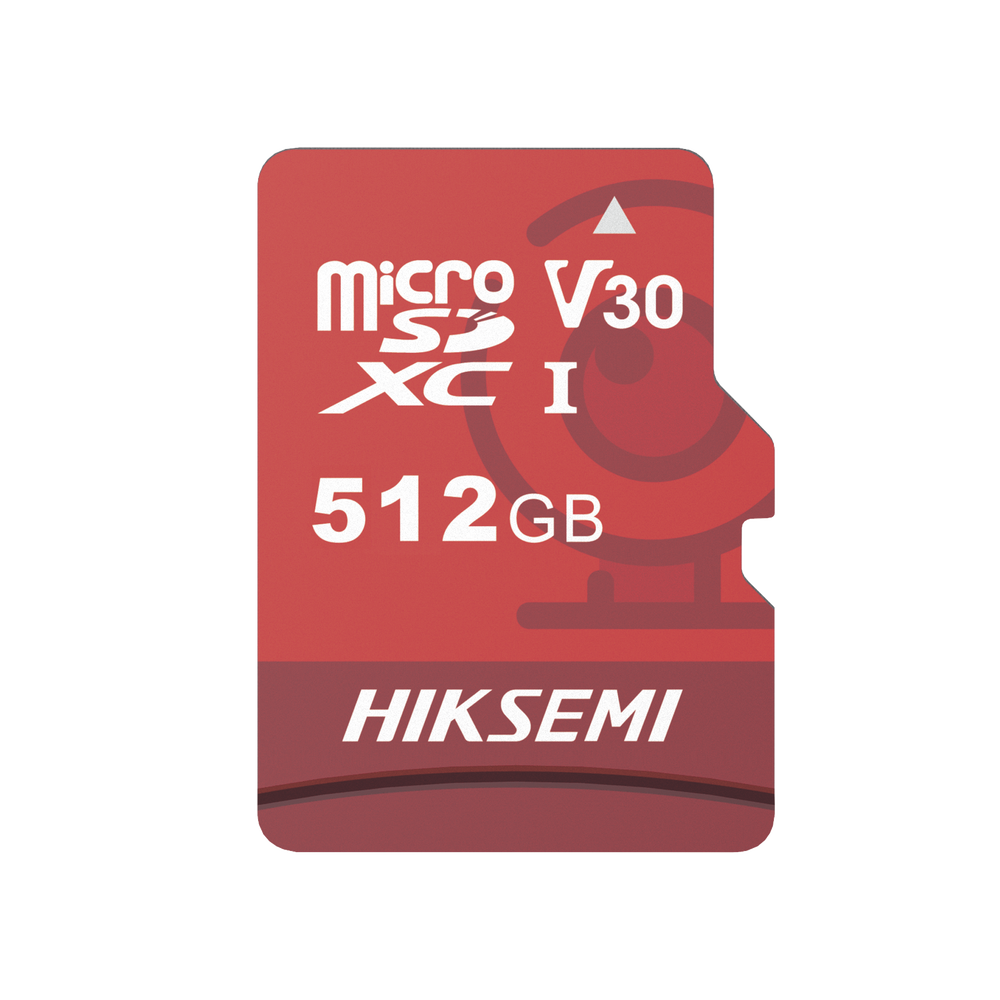 MicroSD HIKSEMI NEO Plus / 512 GB / 95 MB/s Lectura / 60 MB/s Escritura / Clase 10 U3 / TLC NAND / Especializada Para Videovigilancia 24/7