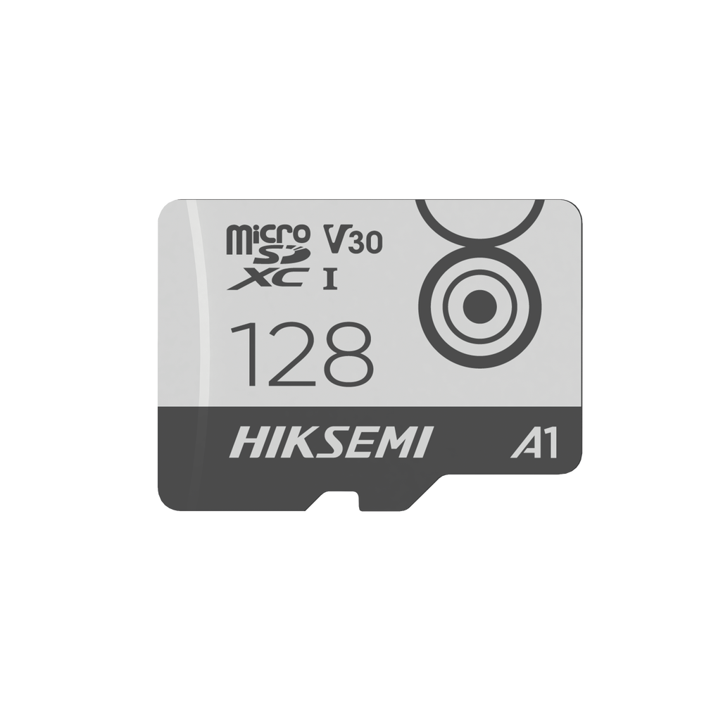 MicroSD HIKSEMI CITY GO / 128 GB / 100 MB/s Lectura / 90 MB/s Escritura / Clase 10 U3 V30 / TLC NAND / Especializada Para Videovigilancia Móvil 24/7