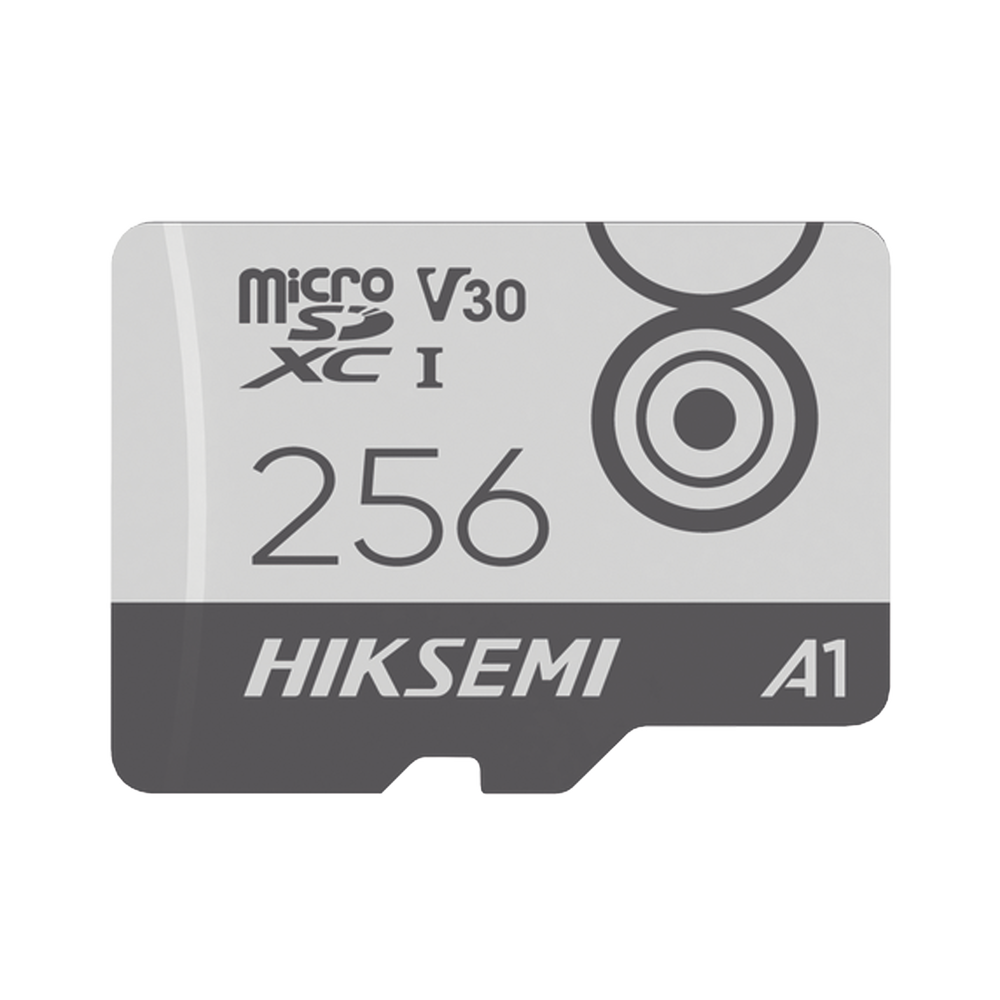 MicroSD HIKSEMI CITY GO / 256 GB / 100 MB/s Lectura / 90 MB/s Escritura / Clase 10 U3 V30 / TLC NAND / Especializada Para Videovigilancia Móvil 24/7
