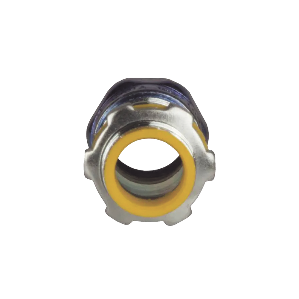 Conector de Compresión Impermeable aislado de Acero Galvanizado para Pared Delgada de 3/4" . - Imagen 2