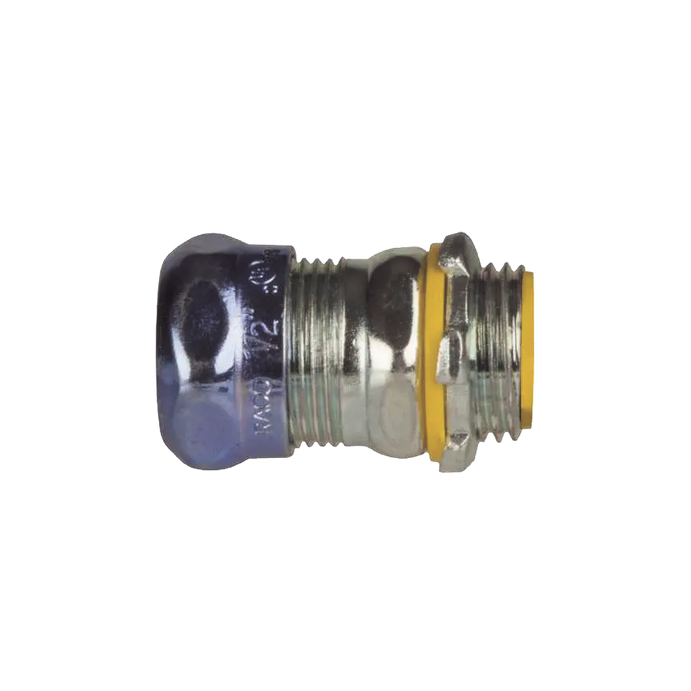 Conector de Compresión Impermeable aislado de Acero Galvanizado para Pared Delgada de 3/4" . - Imagen 3