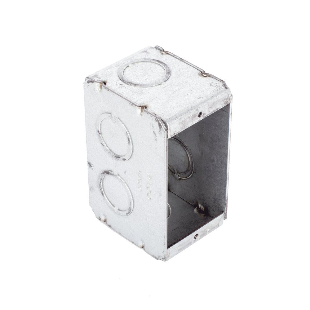 Caja (Chalupa) Multigang de 1 Gang/ Profundidad de 2-1/2 Pulgadas (6.35 cm)/ 8 TKO (1/2 y 3/4). - Imagen 5