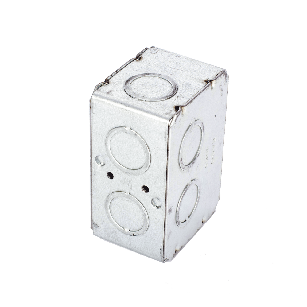 Caja (Chalupa) Multigang de 1 Gang/ Profundidad de 2-1/2 Pulgadas (6.35 cm)/ 8 TKO (1/2 y 3/4). - Imagen 7