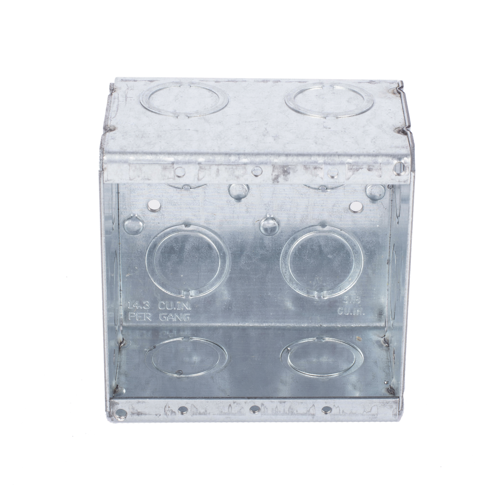 Caja Multigang de 2 Gangs/ Profundidad de 2-1/2 Pulgadas (6.35 cm)/ 12 Entradas de 1/2 - 3/4 Pulgadas (1.27 - 1.91 cm) - Imagen 4