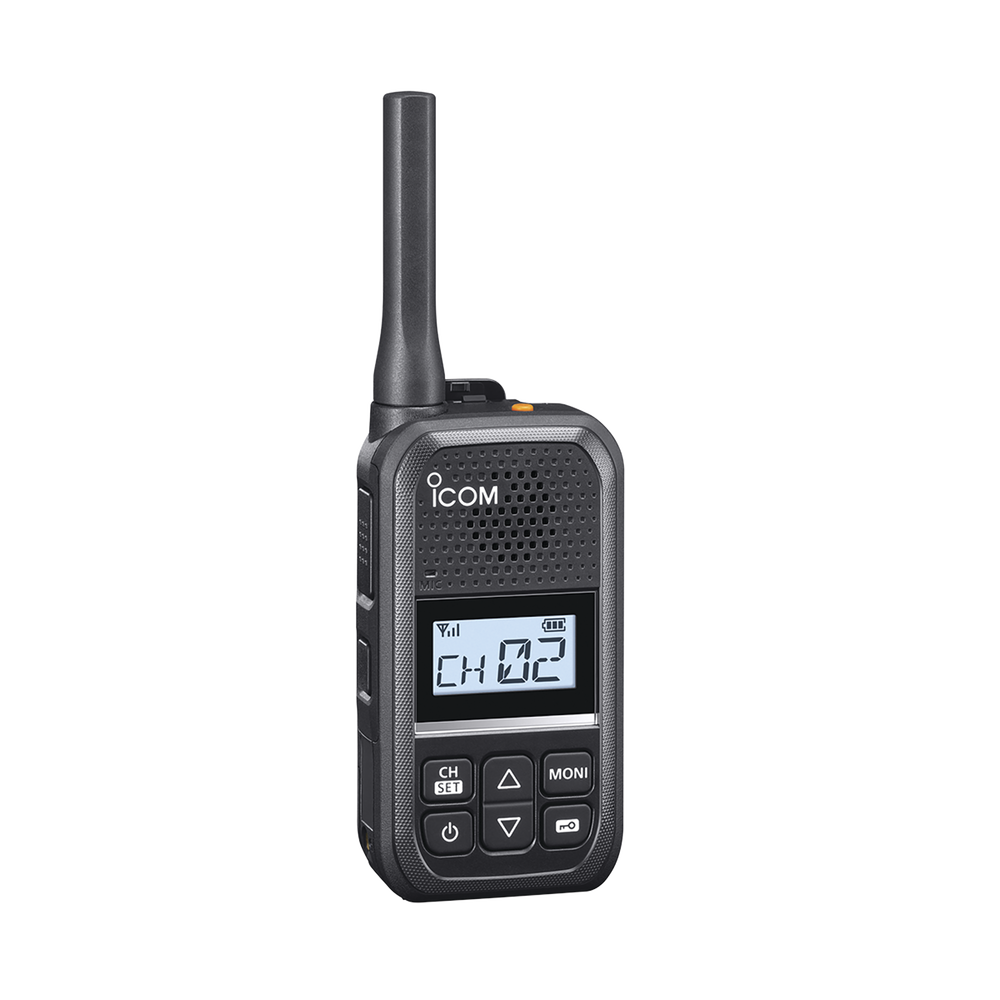 Radio Portátil Analógico UHF ICOM IC-F200 / 2W / 16 Canales / 450-470 MHz / IP54 / MIL-STD810 / Audio 600 mW / USB-C