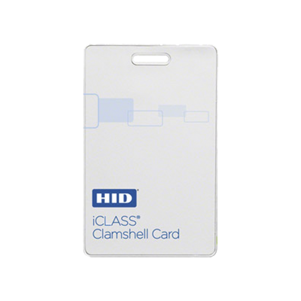 Tarjeta iClass Clamshell (Gruesa) / 2 k memoria / Garantía de por Vida