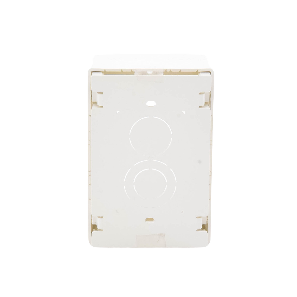 Caja de Pared Superficial, Uso Universal con Placas de Pared, con Cinta Adhesiva, Color Blanco Mate - Imagen 5
