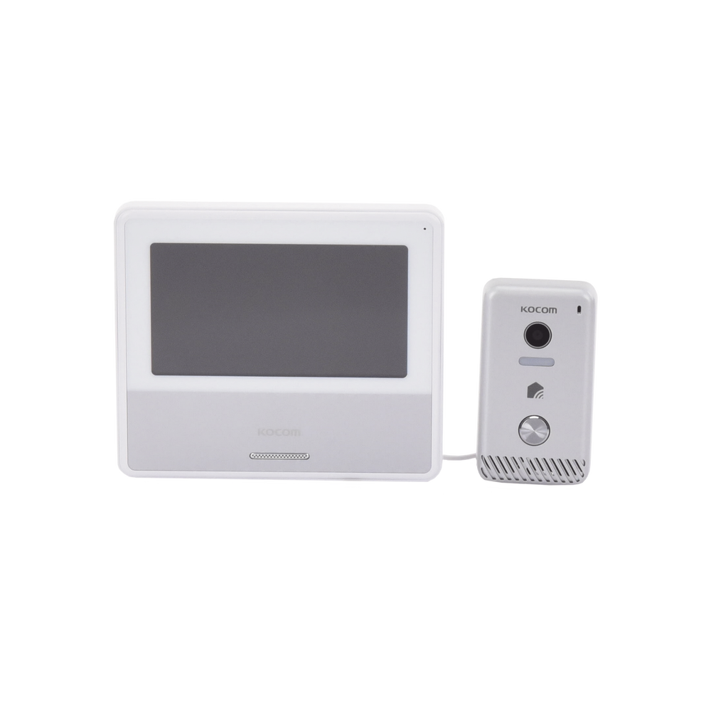 KIT DE VIDEOPORTERO IP COLOR NEGRO / Apertura con app / Súper elegante / Monitor WIFI / Alimentación 110vca - Imagen 4