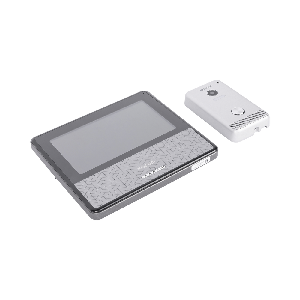 KIT DE VIDEOPORTERO IP COLOR NEGRO / Apertura con app / Súper elegante / Monitor WIFI / Alimentación 110vca - Imagen 3