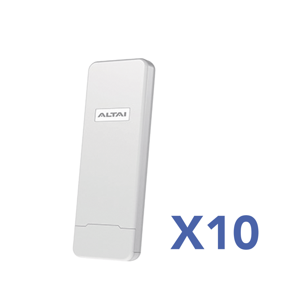 Kit WiFi para Comunidades (10 AP) / Solución WISP Lista para Despliegue / Cobertura hasta 800 m / Administración en Nube Gratuita